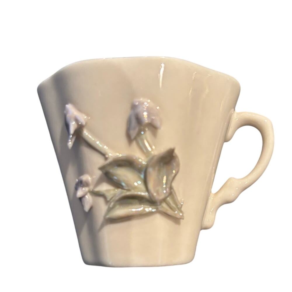 VTG Claire Lerner Studio Original Bluebells Espresso Demitasse Teacup Saucer* - Picture 3 of 7